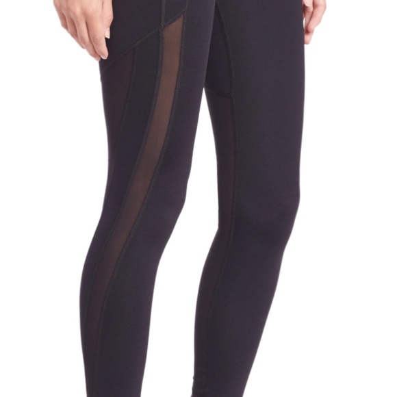 Vimmia Black Chi Sheer-panel Performance Leggings - Picture 1 of 3